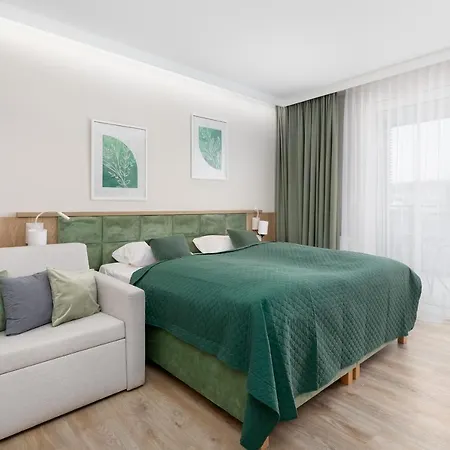 Bel Mare Green Leaf Studio With Balcony By Noclegi Renters Apartment Miedzyzdroje