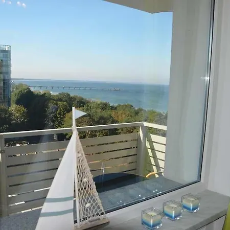Apartment Z Panoramicznym Widokiem Na Morze Blisko Plazy I Centrum Pl Eng De