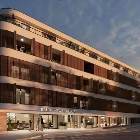 Baltic Waves A422 Z Osobna Sypialnia I Balkonem, Gratis Basen, Sauna, Gym