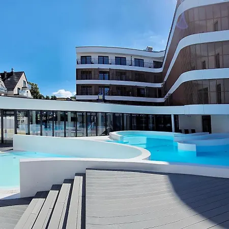 Apartment Baltic Waves A422 Z Osobna Sypialnia I Balkonem, Gratis Basen, Sauna, Gym Miedzyzdroje