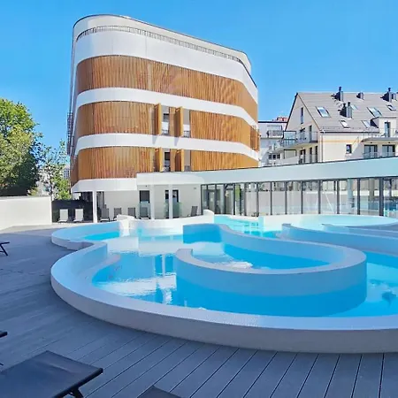 Baltic Waves B207 Z Osobna Sypialnia I Balkonem, Gratis Basen, Sauna, Gym Apartment